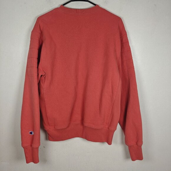 Vintage Champion Reverse Weave Medium Sweatshirt Side Gusset Large Spell Out - Picture 4 of 7